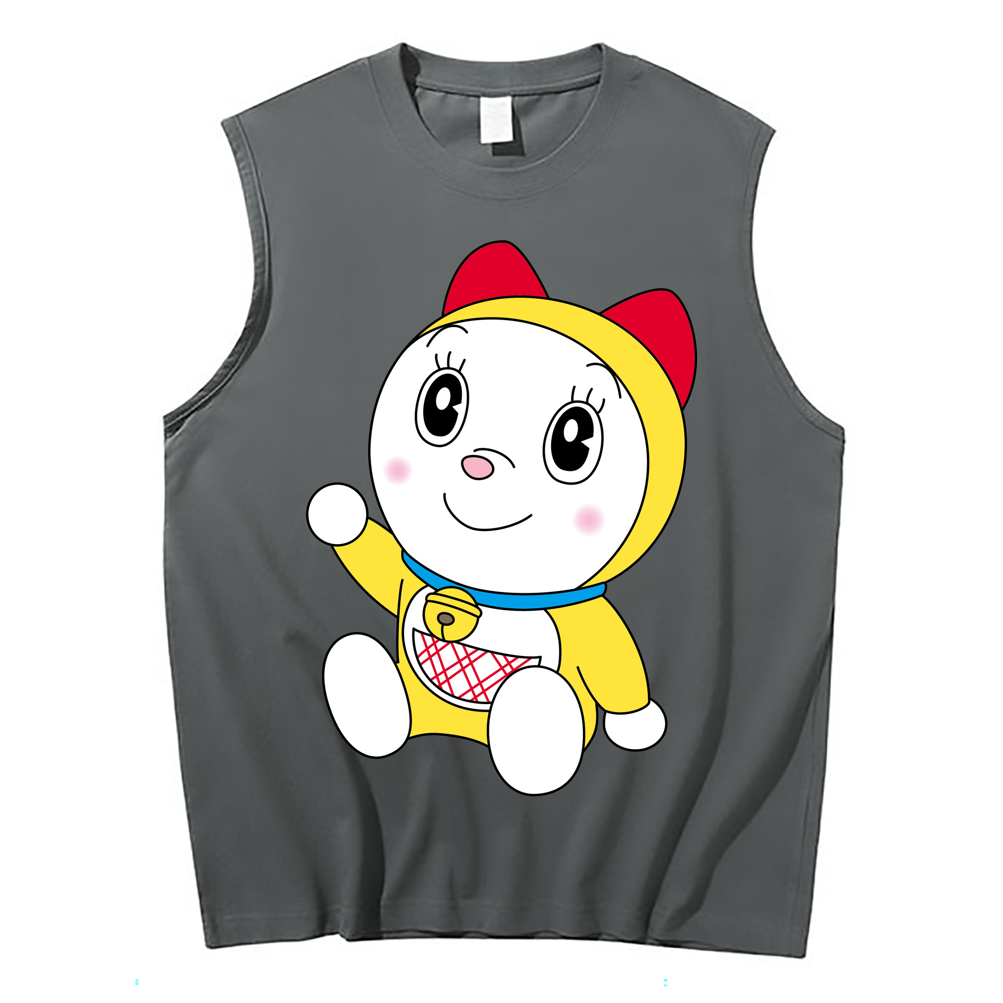 （画像用） ドラえもん ドラミ Doraemon Dorami コットン100％タンクトップ（フロントプリント）